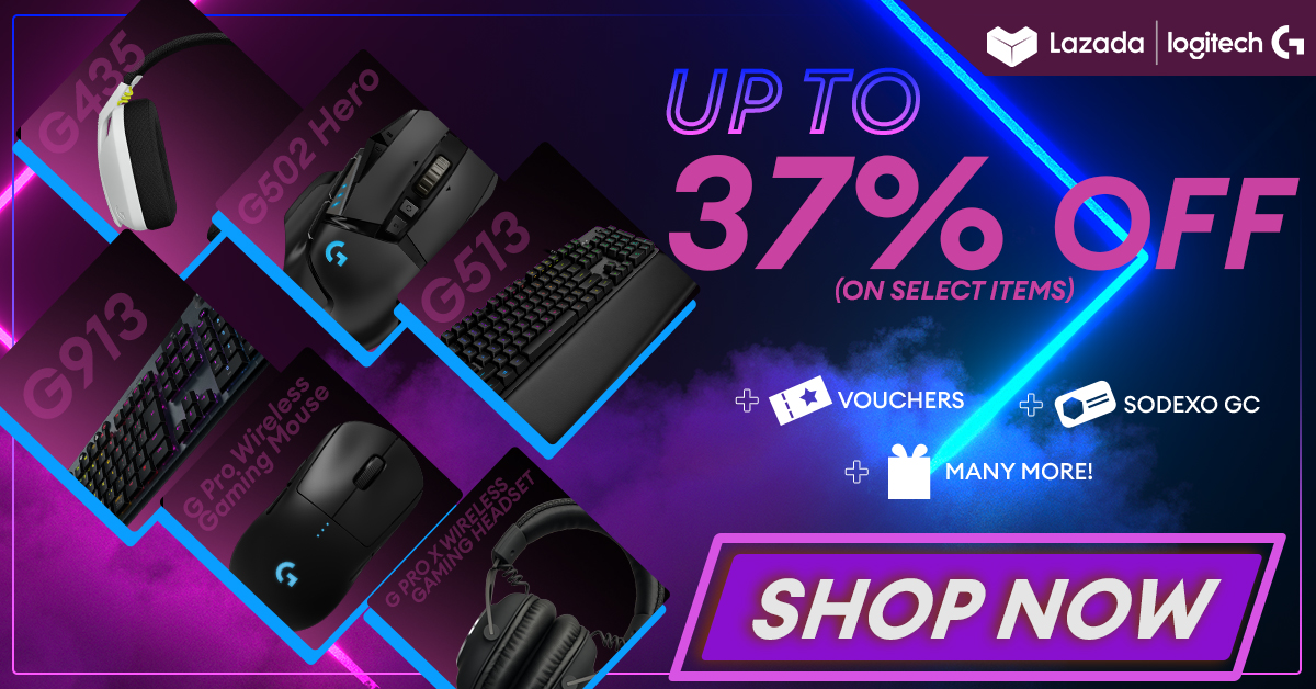Save Big on Logitech Products at Lazada’s 12th Birthday Blowout Sale!