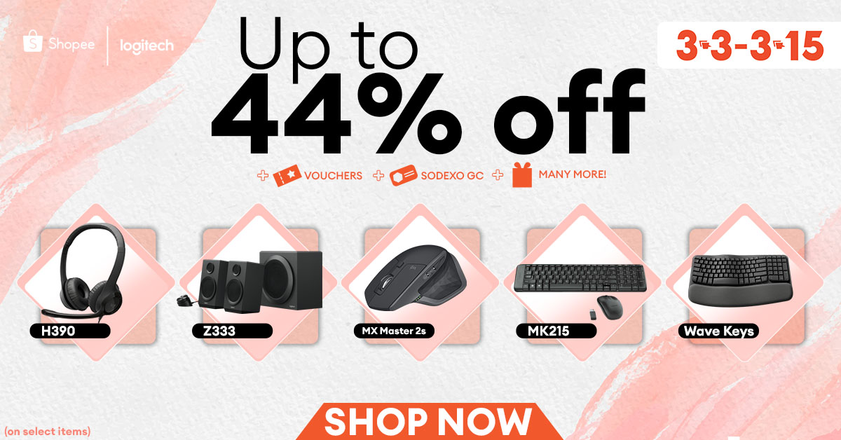 Explore Logitech’s Exciting 3.3 Gadget Deals on Shopee