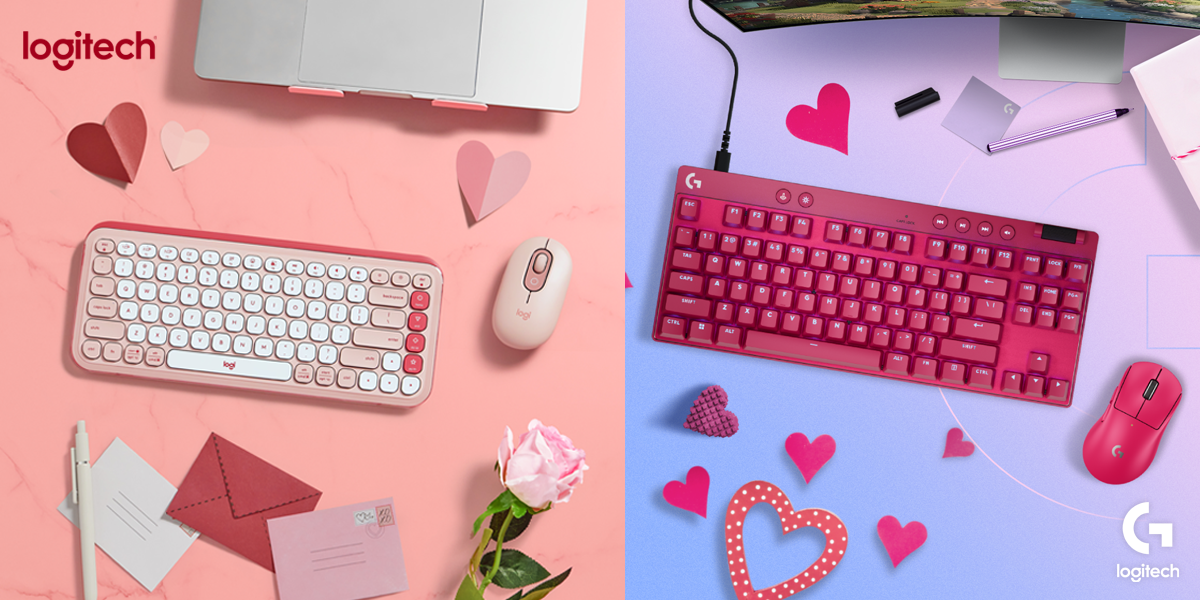 Here Are 14 Gift Ideas to Say “I Love You” with Logitech This Valentine’s Day